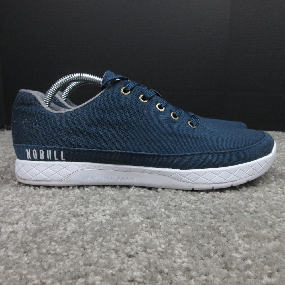NOBULL Sneakers Mens Size 10.5 US Blue White Casual Weightlifting Shoes Trainers